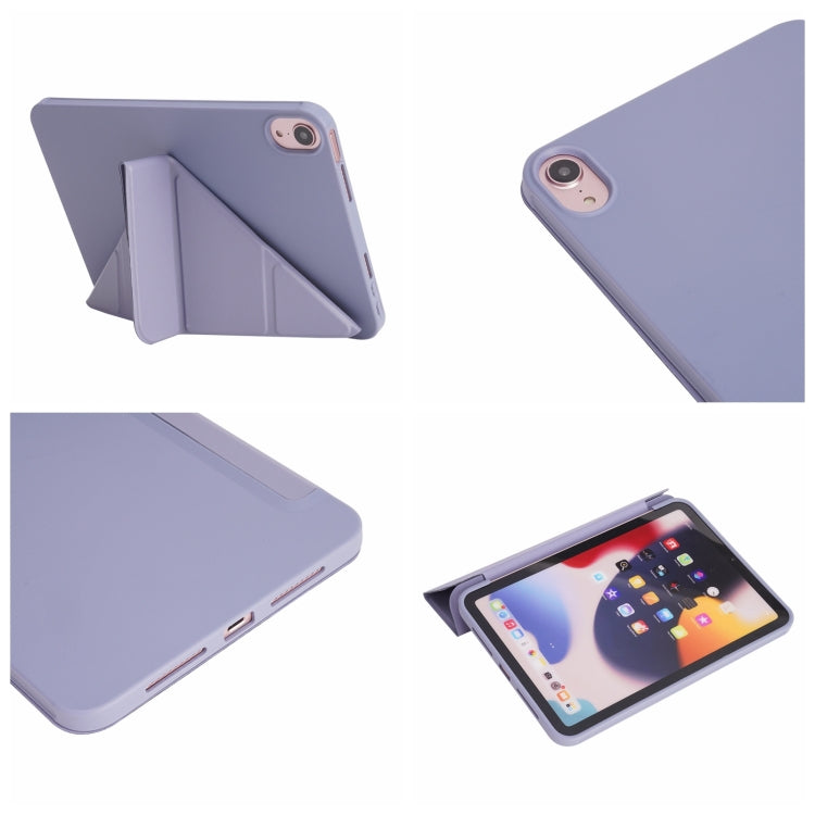 For iPad 2025 / 2022 Millet Texture PU + Silicone 3-folding Leather Tablet Case(Black) - iPad 2025 / 2022 Cases by PMC TechLife | Online Shopping South Africa | PMC TechLife | Buy Now Pay Later Mobicred