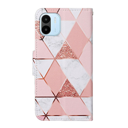 For Xiaomi Redmi A1 Colored Drawing Pattern Leather Phone Case(Marble) - Xiaomi Cases by PMC Jewellery | Online Shopping South Africa | PMC Jewellery