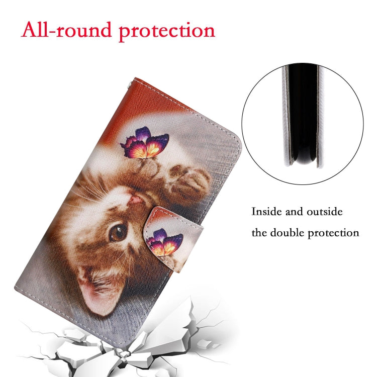 For Xiaomi Redmi A1 Colored Drawing Pattern Leather Phone Case(Butterfly Cat) - free shipping - PMC TechLife - Order now!