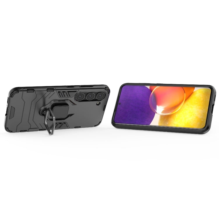 For Samsung Galaxy S23 5G Magnetic Ring Holder PC + TPU Phone Case(Black) - Galaxy S23 5G Cases by PMC TechLife | Online Shopping South Africa | PMC TechLife | Buy Now Pay Later Mobicred