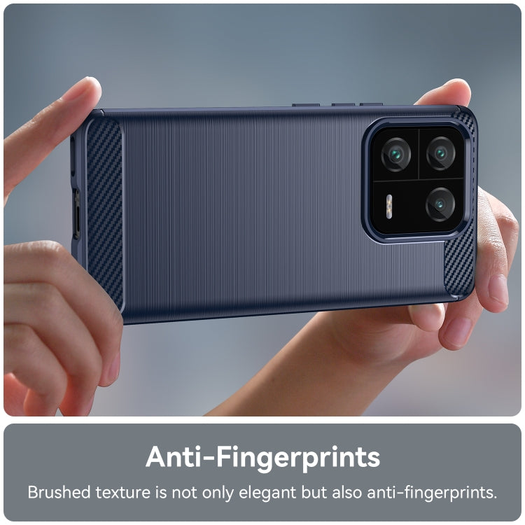 For Xiaomi 13 Pro Brushed Texture Carbon Fiber TPU Phone Case(Blue) - free shipping - PMC TechLife - Order now!