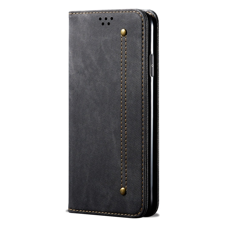 For Xiaomi Redmi Note 12 Pro+ China Denim Texture Leather Phone Case(Black) - free shipping - PMC TechLife - Order now!