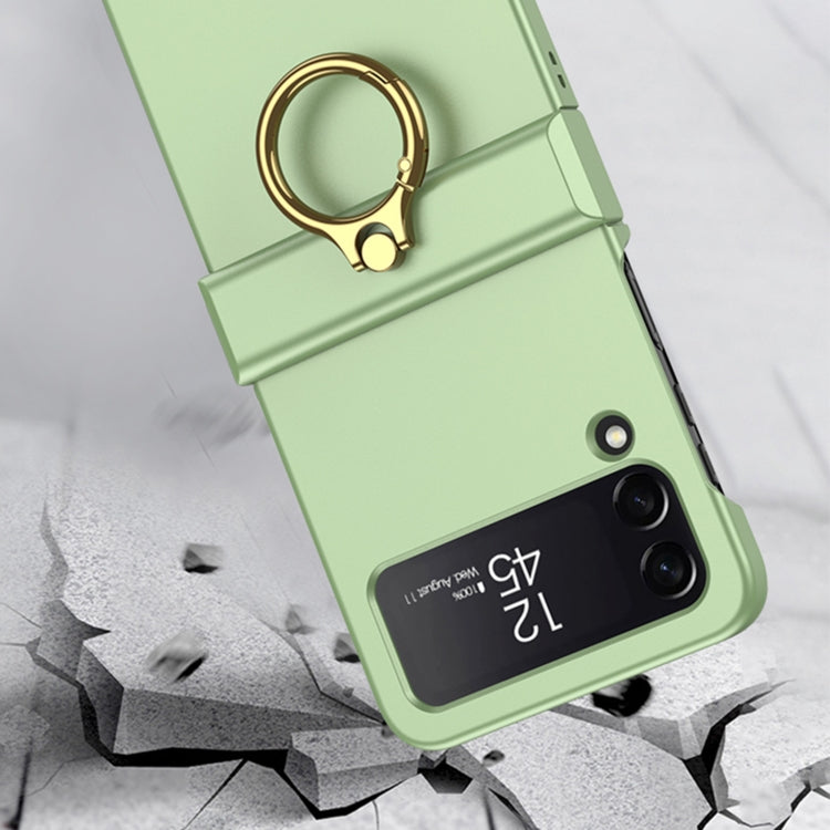 For Samsung Galaxy Z Flip4 GKK Ultrathin Hinge Full Coverage Phone Case with Ring Holder(Black) - free shipping - PMC TechLife - Order now!