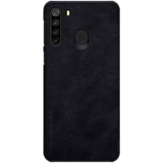 For Galaxy A21 NILLKIN QIN Series Crazy Horse Texture Horizontal Flip Leather Case With Card Slot(Black) - Galaxy Phone Cases by NILLKIN | Online Shopping South Africa | PMC Jewellery
