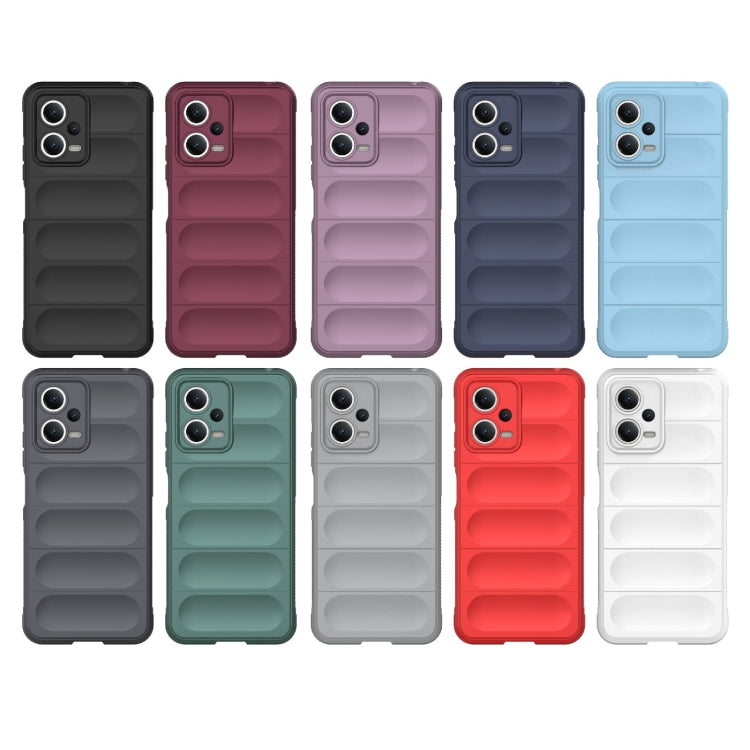 For Xiaomi Redmi Note 12 5G /  Note 12 5G India Magic Shield TPU + Flannel Phone Case(Black) - free shipping - PMC TechLife - Order now!