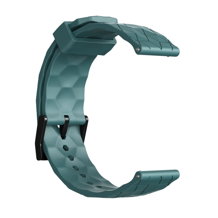 20mm Football Texture Silicone Watch Band(Rock Cyan) - free shipping - PMC TechLife - Order now!