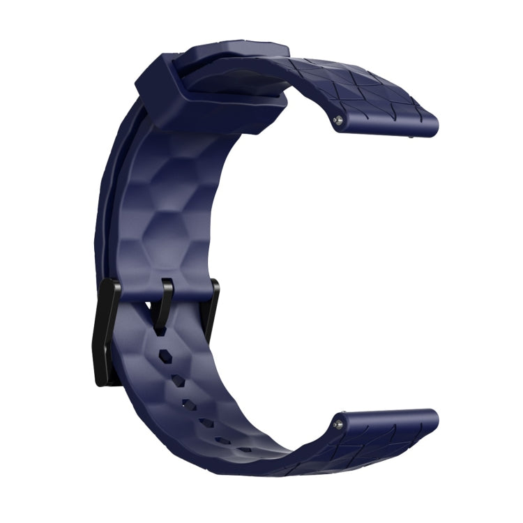22mm Football Texture Silicone Watch Band(Navy Blue) - free shipping - PMC TechLife - Order now!