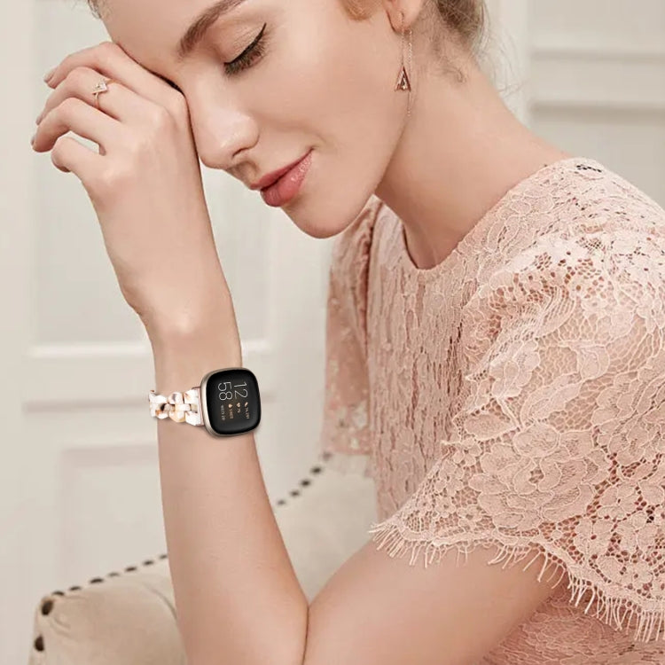 For Fitbit Versa 3 / Sense Universal Rhombus Resin Watch Band(Nougat) - free shipping - PMC TechLife - Order now!