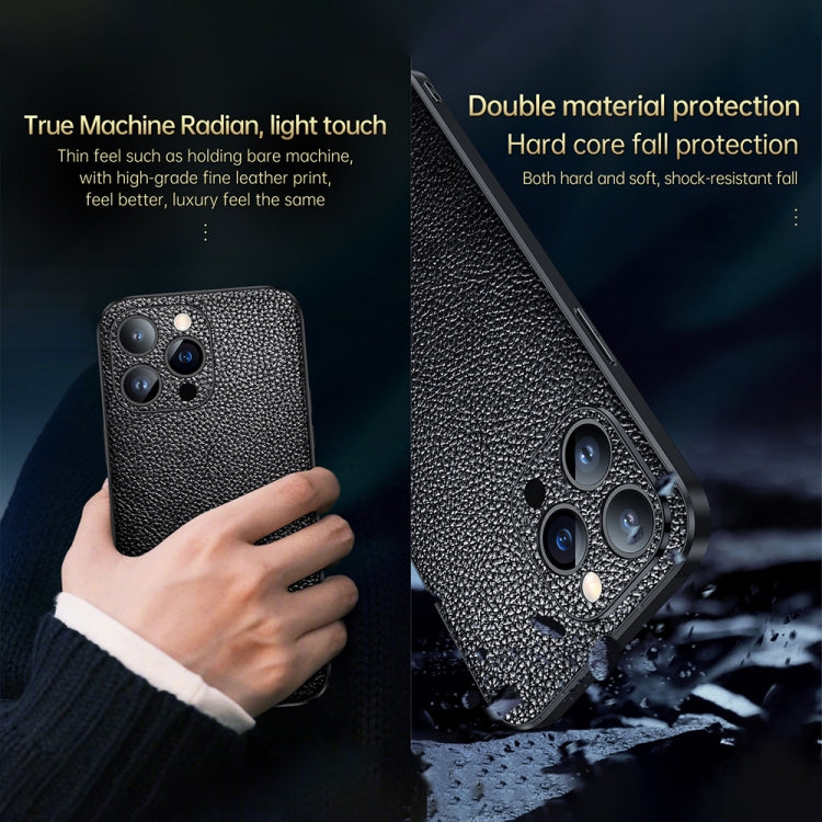 For iPhone 13 Pro SULADA Invisible Bracket Leather Back Cover Phone Case(Orange) - iPhone 13 Pro Cases by SULADA | Online Shopping South Africa | PMC TechLife | Buy Now Pay Later Mobicred