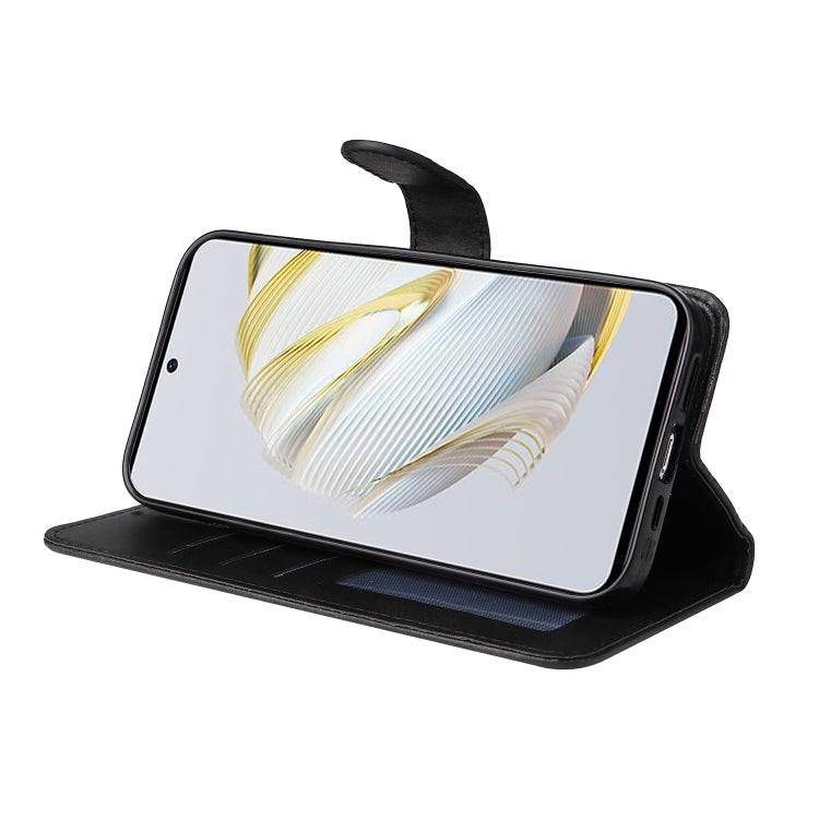 For Huawei nova 10 SE Classic Calf Texture Flip Leather Phone Case(Black) - Huawei Cases by PMC TechLife | Online Shopping South Africa | PMC TechLife | Buy Now Pay Later Mobicred