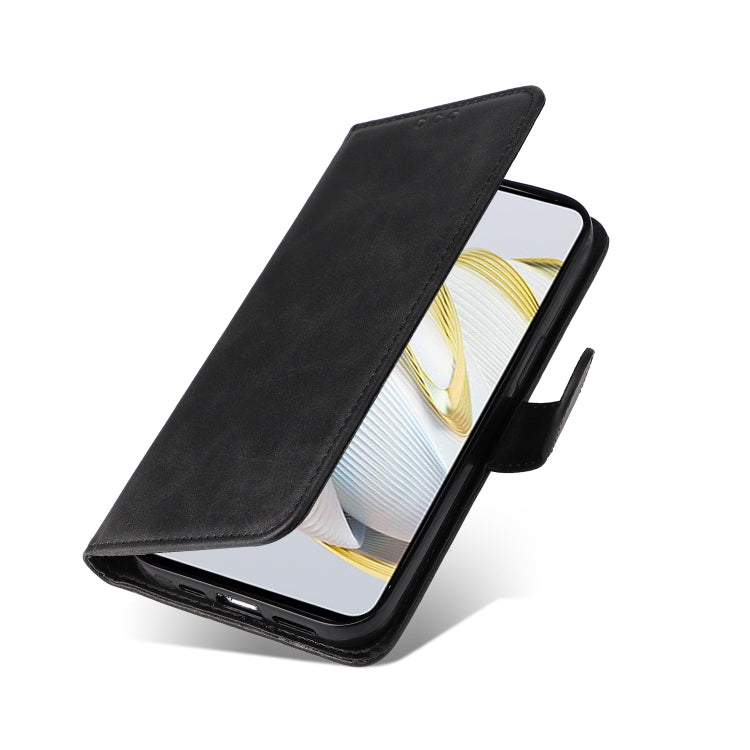 For Huawei nova 10 SE Classic Calf Texture Flip Leather Phone Case(Black) - Huawei Cases by PMC TechLife | Online Shopping South Africa | PMC TechLife | Buy Now Pay Later Mobicred