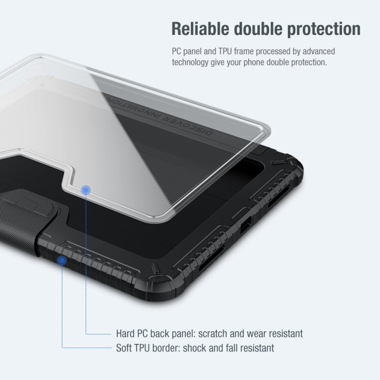 For iPad 2025 / 2022 NILLKIN Bumper Pro Leather Tablet Case(Blue) - iPad 2025 / 2022 Cases by NILLKIN | Online Shopping South Africa | PMC TechLife | Buy Now Pay Later Mobicred