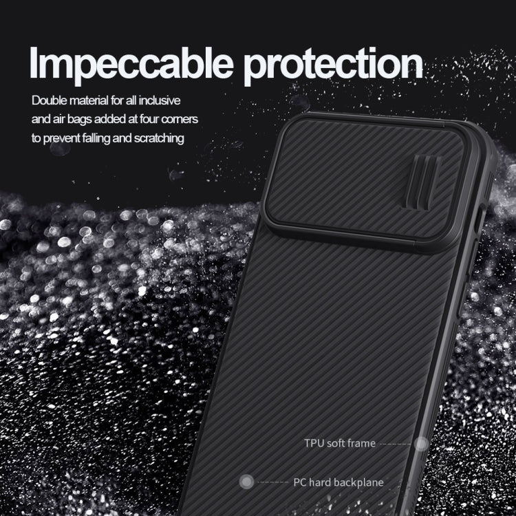 For iPhone 14 Pro Max NILLKIN CamShield S PC Phone Case(Black) - iPhone 14 Pro Max Cases by NILLKIN | Online Shopping South Africa | PMC Jewellery | Buy Now Pay Later Mobicred