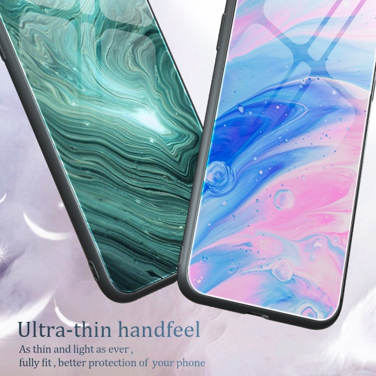 For Xiaomi 13 Marble Pattern Glass Phone Case(Blue Ocean) - free shipping - PMC TechLife - Order now!