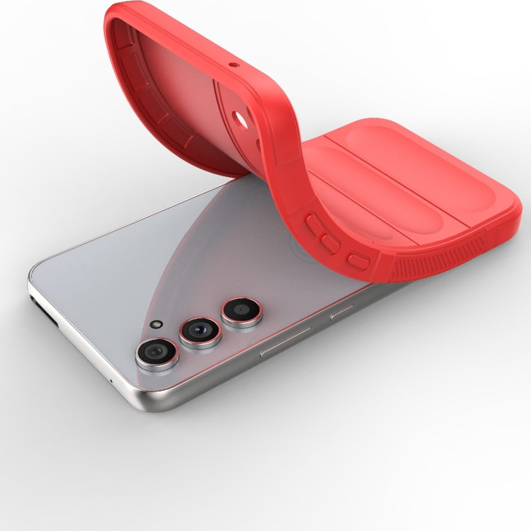 For Samsung Galaxy A54 5G Magic Shield TPU + Flannel Phone Case(Red) - free shipping - PMC TechLife - Order now!