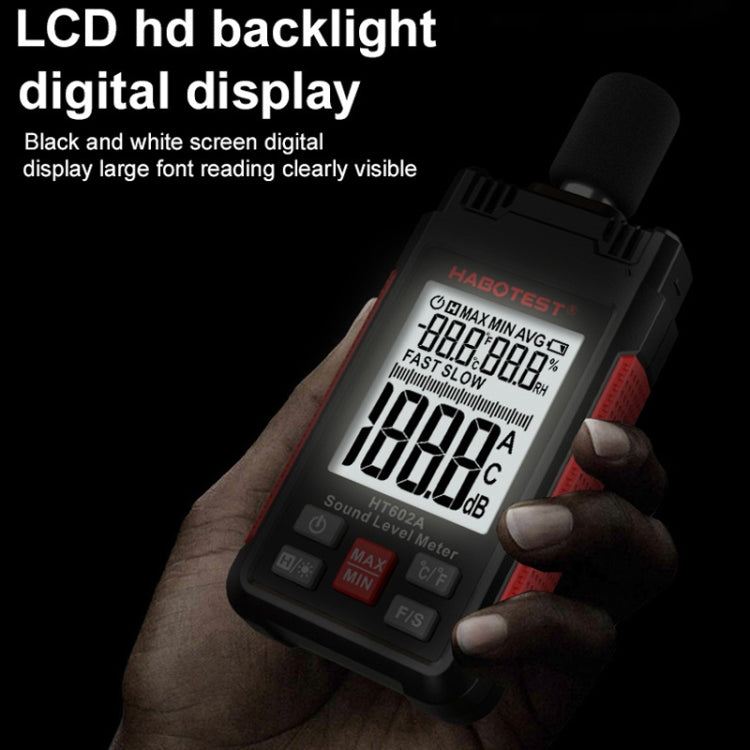 HABOTEST HT602 Multifunctional Digital Display Noise Decibel Tester - free shipping - PMC TechLife - Order now!
