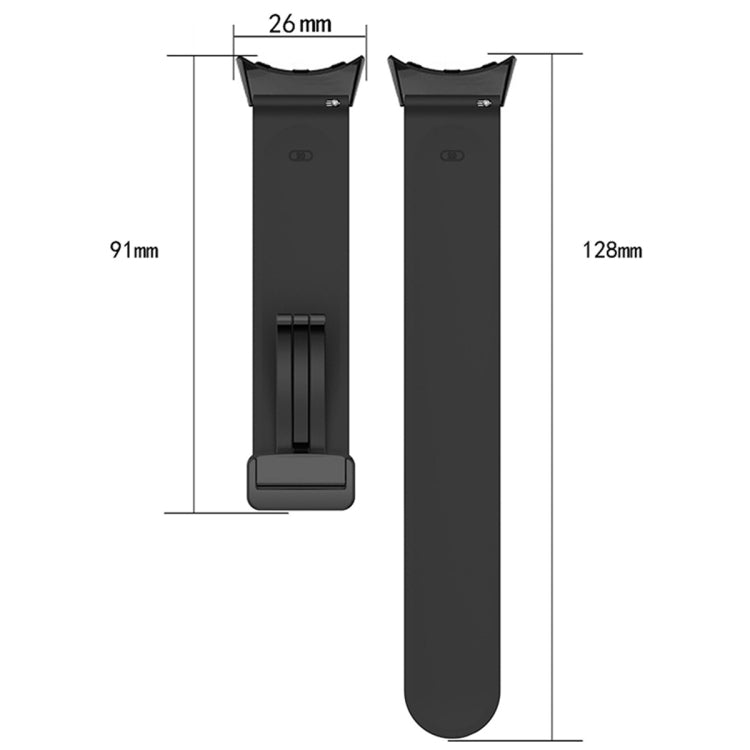 For Google Pixel Watch Two-color Folding Buckle Silicone Watch Band(Black Green) - free shipping - PMC TechLife - Order now!