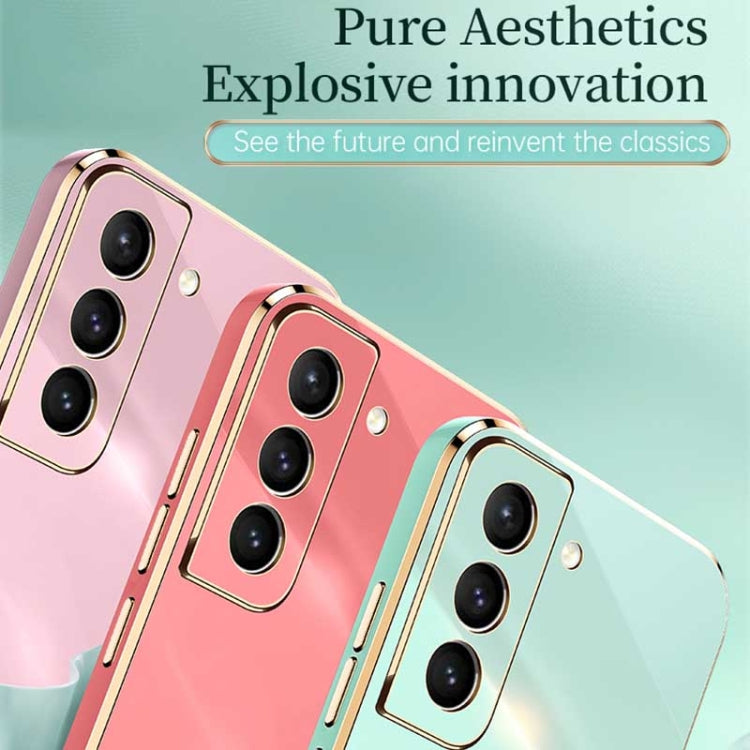 For Samsung Galaxy S21+ 5G XINLI Straight Edge 6D Electroplate TPU Phone Case(Celestial Blue) - free shipping - PMC TechLife - Order now!
