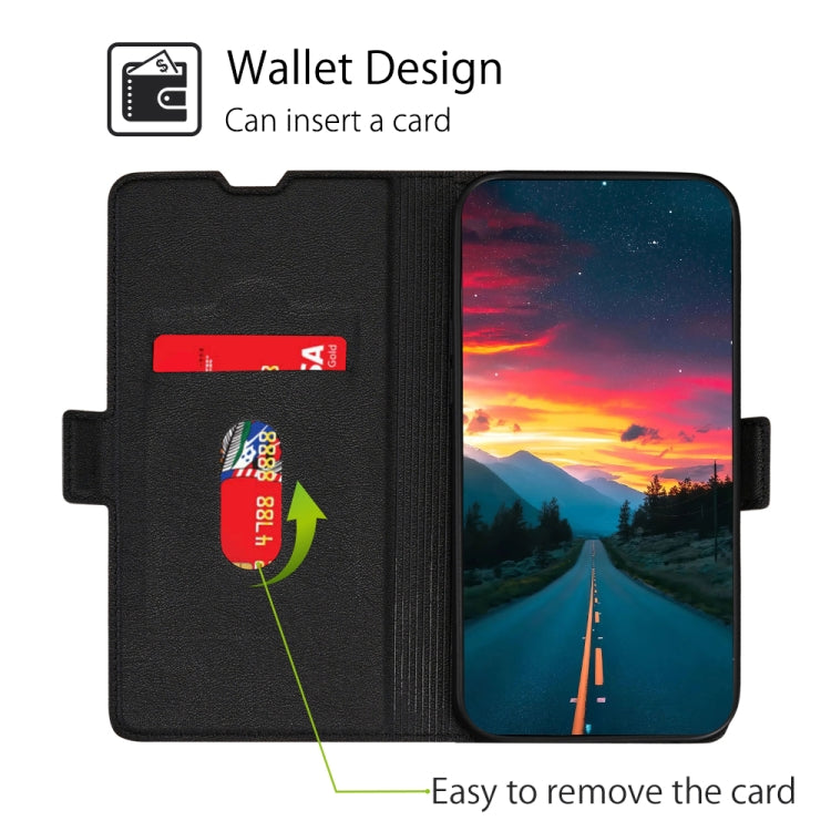 For Google Pixel 7a Ultra-thin Voltage Side Buckle Leather Phone Case(Black) - free shipping - PMC TechLife - Order now!