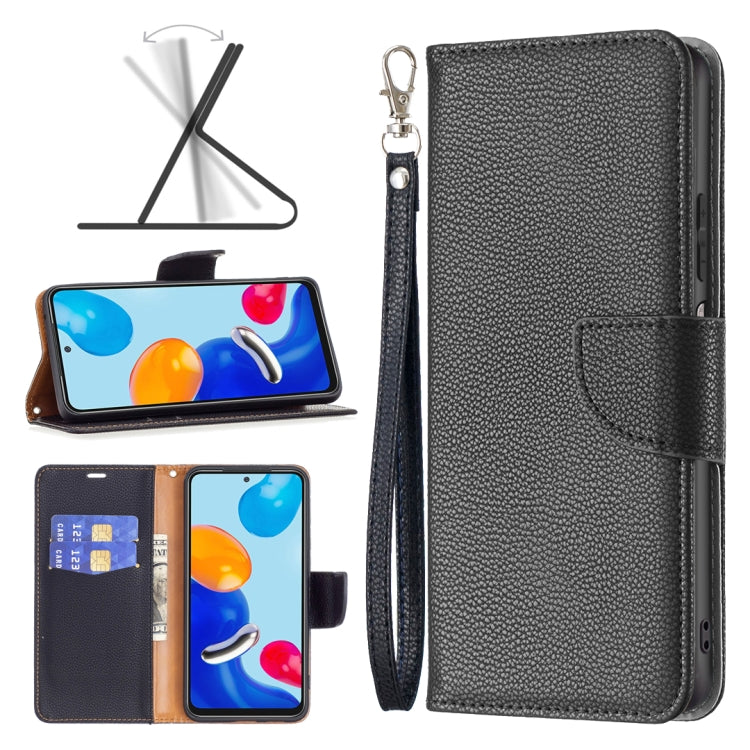 For Xiaomi Redmi Note 12S 4G / Note 11 Litchi Texture Pure Color Leather Phone Case(Black) - free shipping - PMC TechLife - Order now!