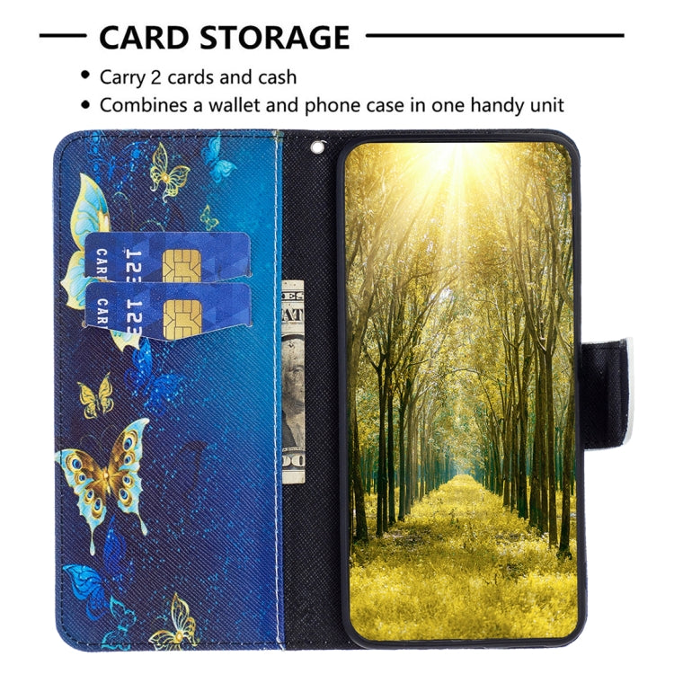 For Xiaomi Redmi 12C Colored Drawing Pattern Leather Phone Case(Gold Butterfly) - free shipping - PMC TechLife - Order now!