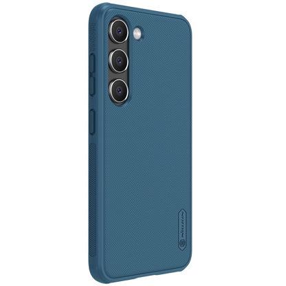 For Samsung Galaxy S23+ 5G NILLKIN Super Frosted Shield Pro PC + TPU Phone Case(Blue) - Galaxy S23+ 5G Cases by NILLKIN | Online Shopping South Africa | PMC Jewellery