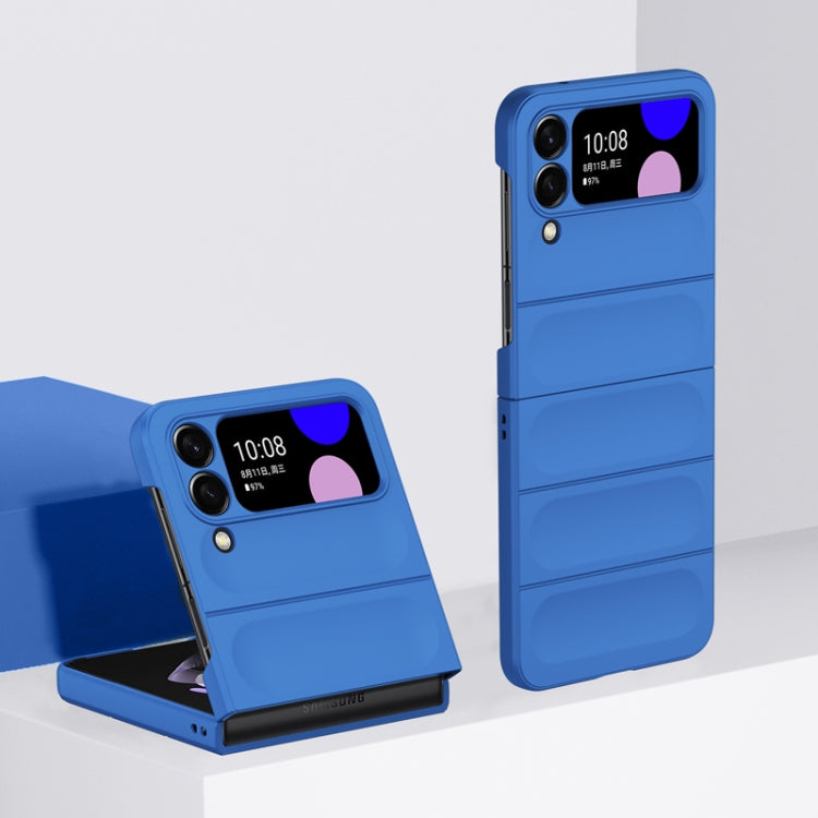 For Samsung Galaxy Z Flip4 Skin Feel Magic Shield Shockproof Phone Case(Dark Blue) - free shipping - PMC TechLife - Order now!