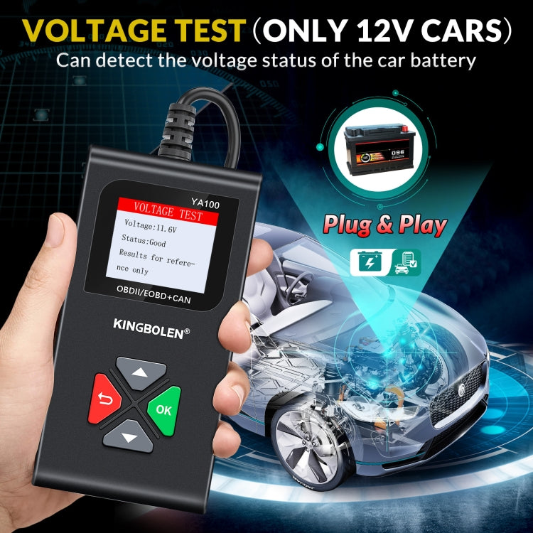 KINGBOLEN YA100 OBD2 Car Engine Fault Diagnosis Tool - Code Readers & Scan Tools by PMC Jewellery | Online Shopping South Africa | PMC Jewellery