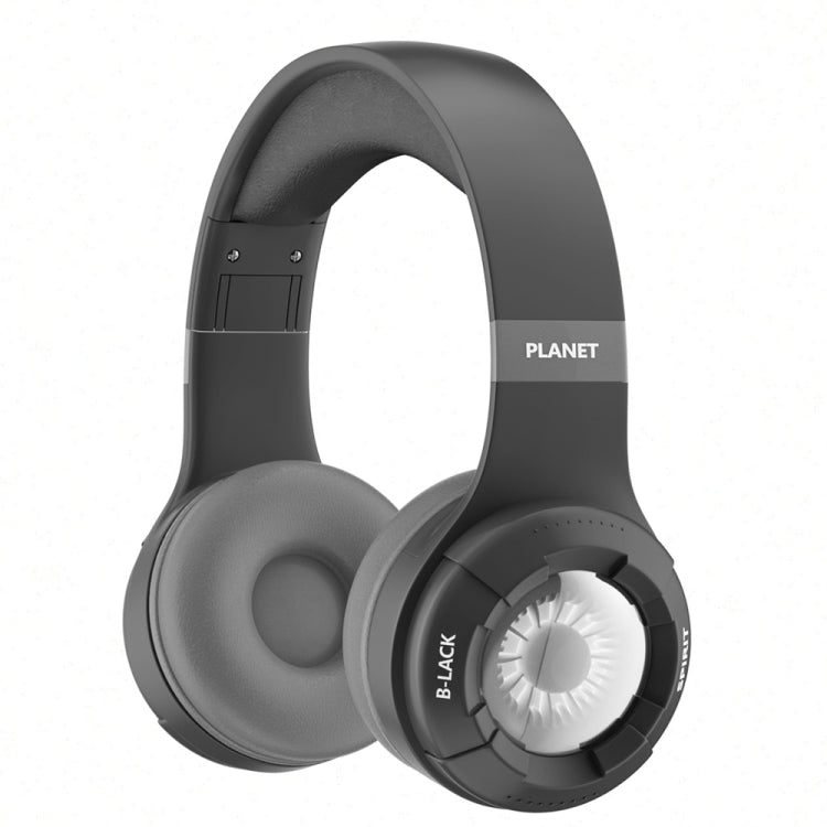KE25 RGB Light Wireless Stereo Music Bluetooth Headset(Black) - Headset & Headphone by PMC TechLife | Online Shopping South Africa | PMC TechLife