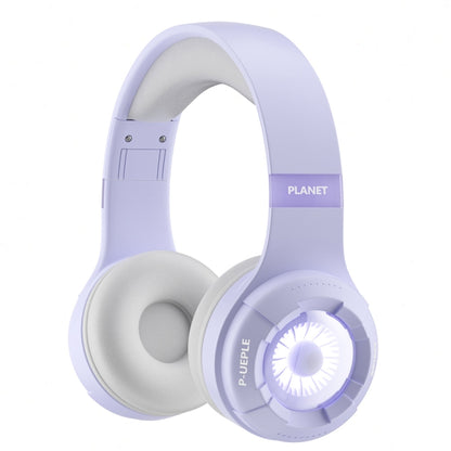 KE25 RGB Light Wireless Stereo Music Bluetooth Headset(Purple) - Headset & Headphone by PMC Jewellery | Online Shopping South Africa | PMC Jewellery