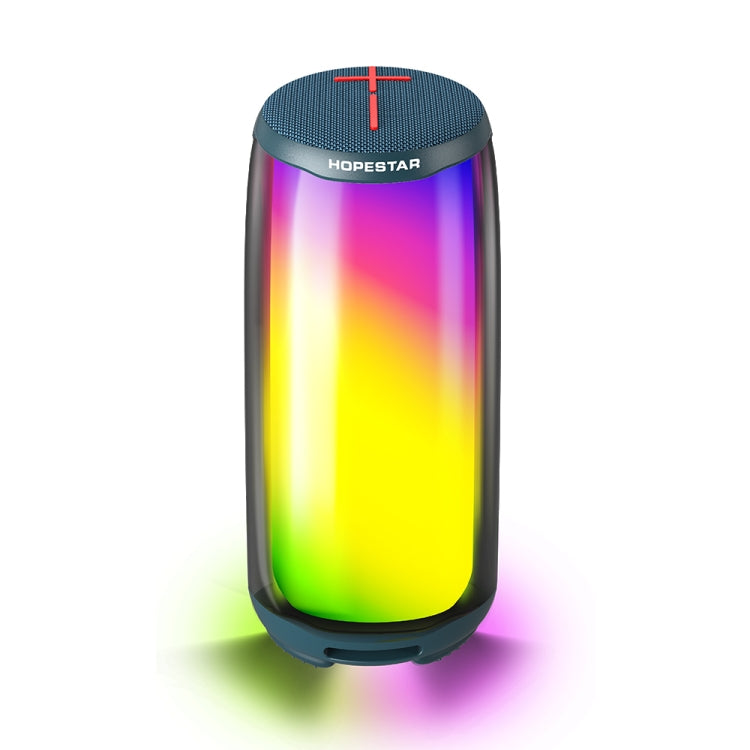 HOPESTAR P49 Tone Pulse RGB Light Waterproof Bluetooth Speaker(Blue) - free shipping - PMC TechLife - Order now!