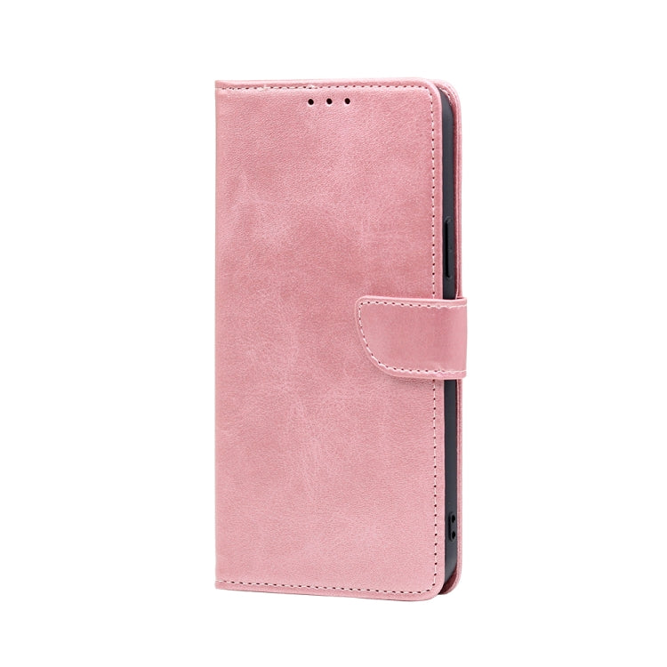 For Honor X9a 5G Calf Texture Buckle Flip Leather Phone Case(Rose Gold) - Honor Cases by PMC TechLife | Online Shopping South Africa | PMC TechLife