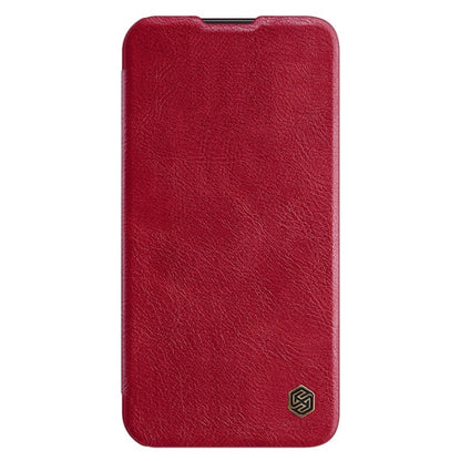 For Samsung Galaxy A54 5G NILLKIN QIN Series Pro Sliding Camera Cover Design Leather Phone Case(Red) - Galaxy Phone Cases by NILLKIN | Online Shopping South Africa | PMC Jewellery