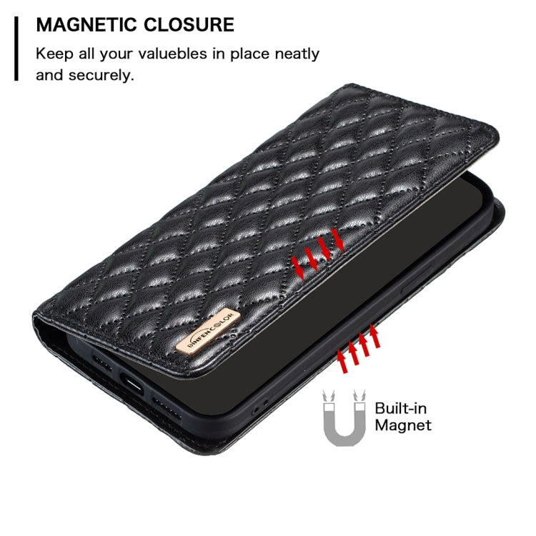 For Xiaomi 13 Lite / Civi 2 Diamond Lattice Magnetic Leather Flip Phone Case(Black) - free shipping - PMC TechLife - Order now!