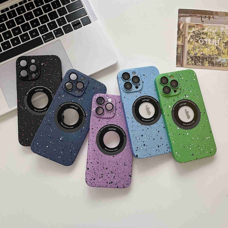 For iPhone 12 Splash Ink MagSafe Magnetic Phone Case(Purple) - free shipping - PMC TechLife - Order now!