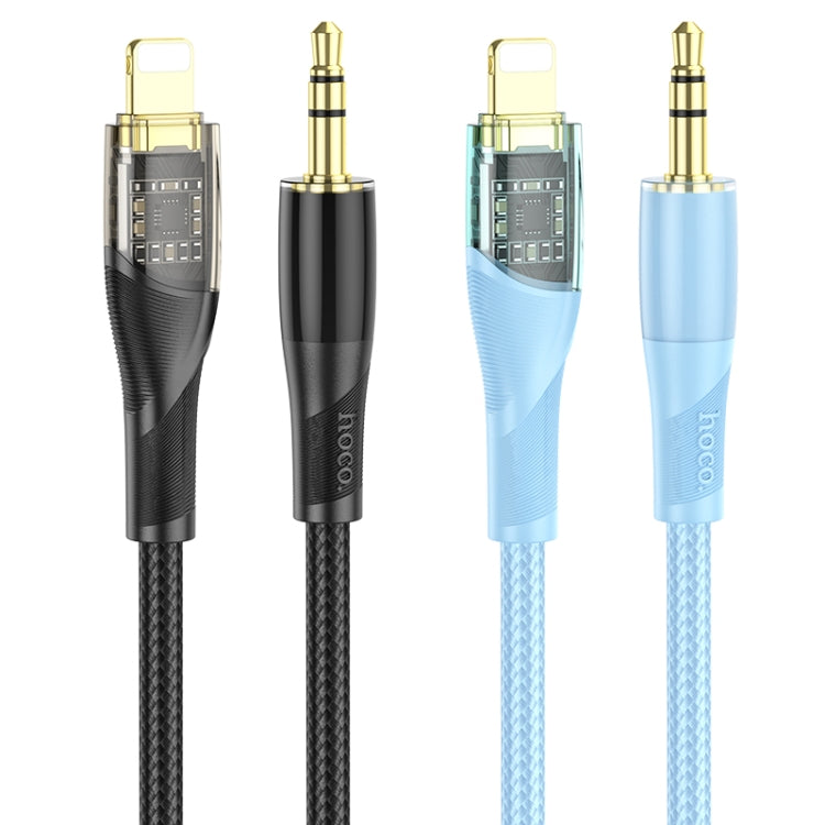 hoco UPA25 Transparent Exploration Version 8 Pin Digital Audio Conversion Cable, Length: 1m(Black) - Video & Audio Cable by hoco | Online Shopping South Africa | PMC Jewellery