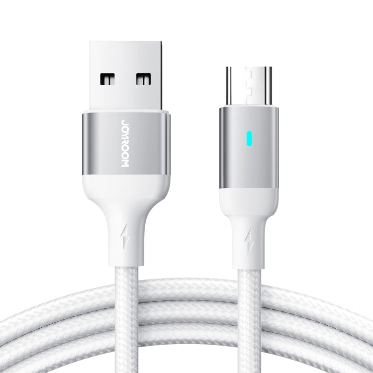 JOYROOM S-UM018A10 Extraordinary Series 2.4A USB-A to Micro USB Fast Charging Data Cable, Cable Length:1.2m(White) - Micro USB Cable by JOYROOM | Online Shopping South Africa | PMC Jewellery