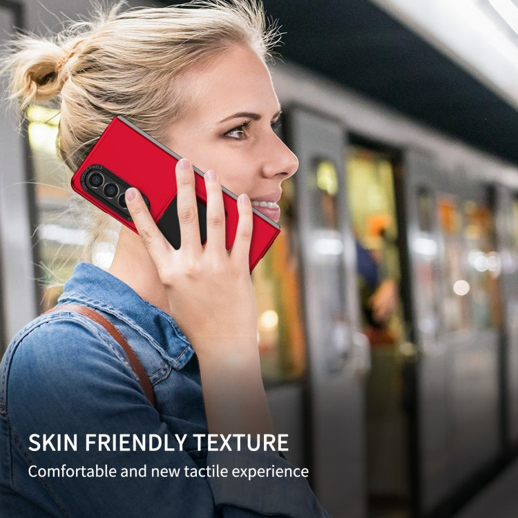 For Samsung Galaxy Z Fold4 5G Three-dimensional Folding Holder PC Phone Case(Red) - free shipping - PMC TechLife - Order now!