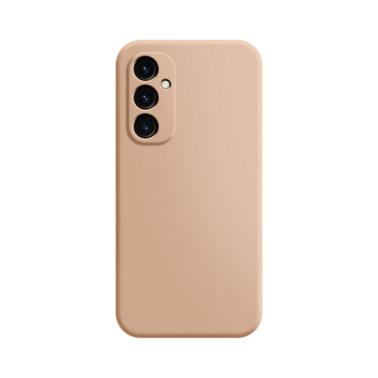 For Samsung Galaxy A14 5G Imitation Liquid Silicone Phone Case(Apricot) - free shipping - PMC TechLife - Order now!