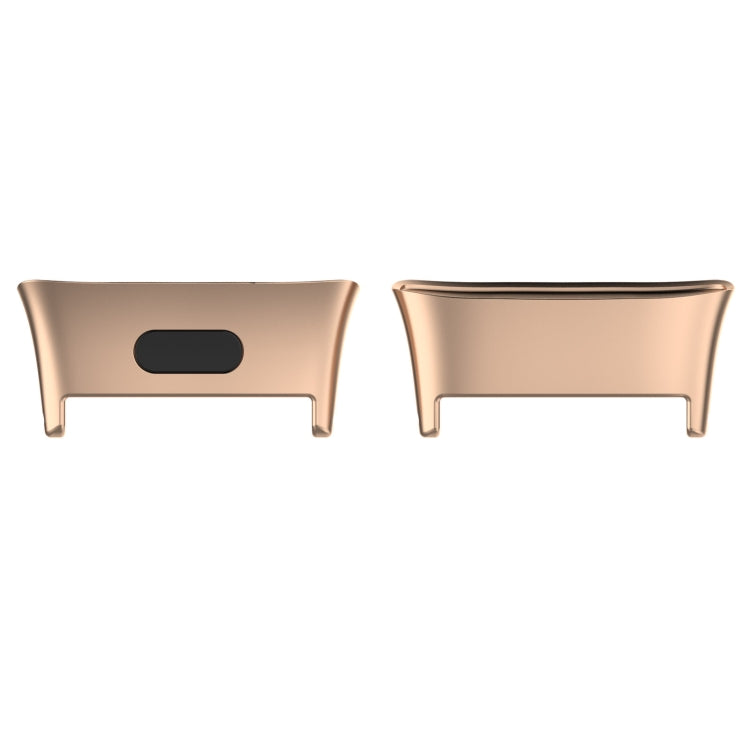 For Xiaomi Redmi Watch 3 / Mi Watch Lite 3 1 Pair Metal Watch Band Connector(Rose Gold) -  by PMC Jewellery | Online Shopping South Africa | PMC Jewellery