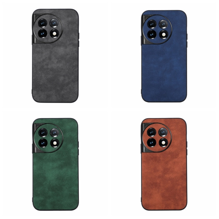 For OnePlus 11R/Ace 2 Morocco Texture PU Phone Case(Blue) - free shipping - PMC TechLife - Order now!
