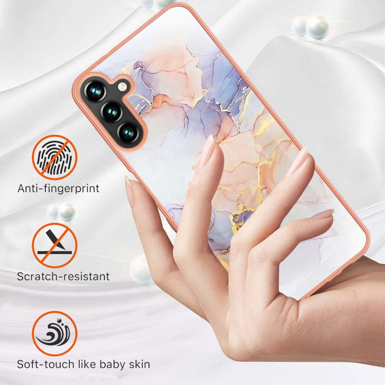For Samsung Galaxy A34 5G Electroplating IMD TPU Phone Case(White Marble) - free shipping - PMC TechLife - Order now!