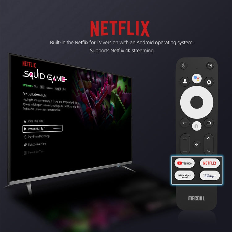 MECOOL KM7 Plus Android 10.0 Smart TV Set Top Box, Amlogic S905Y4 Quad Core, 2GB+16GB, Plug Type:UK Plug - Amlogic S905 by MECOOL | Online Shopping South Africa | PMC Jewellery