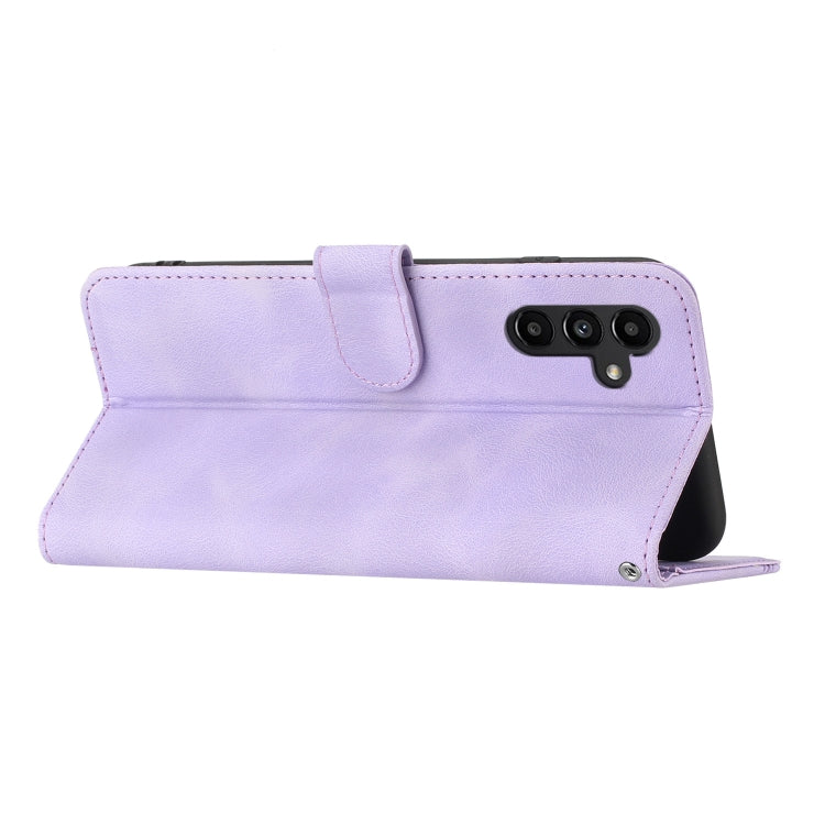 For Samsung Galaxy A34 5G Heart Pattern Skin Feel Leather Phone Case(Purple) - free shipping - PMC TechLife - Order now!