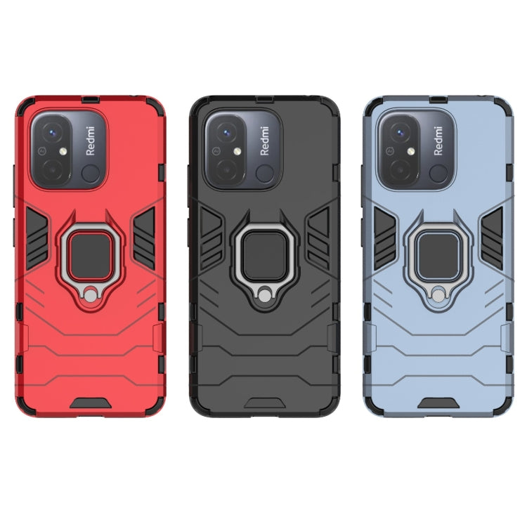 For Xiaomi Redmi 12C Magnetic Ring Holder PC + TPU Phone Case(Navy Blue) - free shipping - PMC TechLife - Order now!