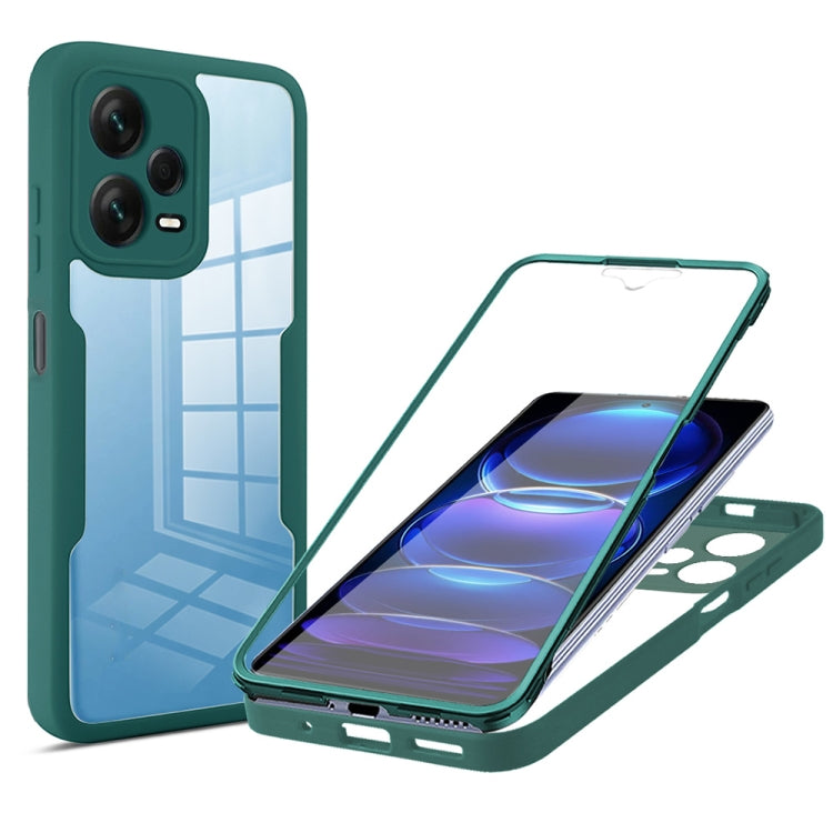 For Xiaomi Redmi Note 12 Pro 5G / Poco X5 Pro Acrylic + TPU 360 Degrees Full Coverage Phone Case(Green) - Note 12 Pro Cases by PMC Jewellery | Online Shopping South Africa | PMC Jewellery