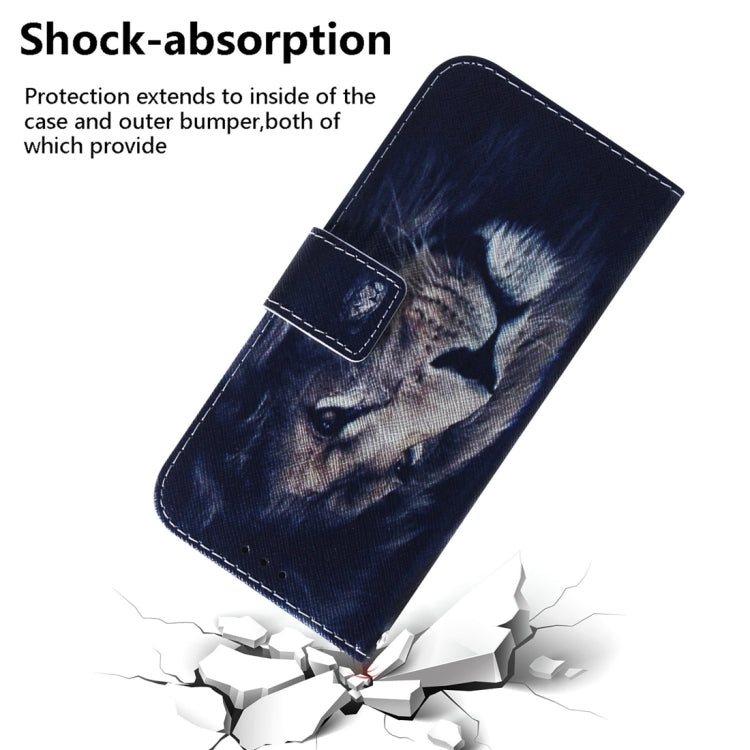 For Xiaomi Redmi 12C / 11A Coloured Drawing Flip Leather Phone Case(Lion) - free shipping - PMC TechLife - Order now!