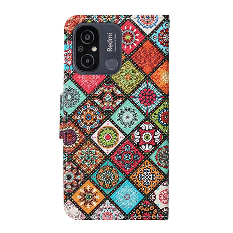 For Xiaomi Redmi 12C Colored Drawing Pattern Flip Leather Phone Case(Ethnic Style) - free shipping - PMC TechLife - Order now!