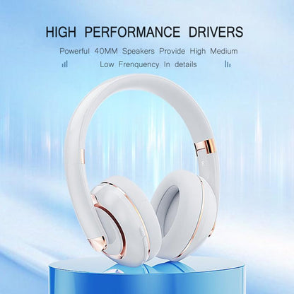 KE22 Folded Noise Reduction Wireless Bluetooth Headphones(Blue) - Headset & Headphone by PMC Jewellery | Online Shopping South Africa | PMC Jewellery