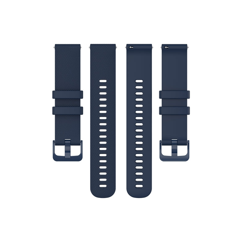 For Honor Watch GS 3i 22mm Small Plaid Texture Silicone Watch Band(Navy Blue) -  by PMC TechLife | Online Shopping South Africa | PMC TechLife